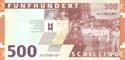 Austria, 500 schillings 1997