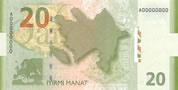 Azerbaijan, 20 manat 2006, Pnew