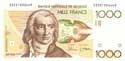 Belgium, 1000 francs