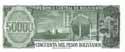 Bolivia, 50.000 pesos, stamped reverse