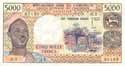 Cameroon, 5000 francs CFA