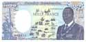 Central African Republic, 1000 francs CFA 1982