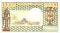 Central African Republic, 10.000 francs CFA 1972