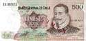 Chile, 500 pesos 1977, P153