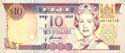 Fiji, 10 dollars 1996