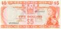 Fiji, 5 dollars 1974