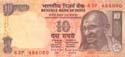 India, 10 rupees 2002, P89