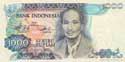 Indonesia, 1000 rupees 1980, P119