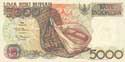 Indonesia, 5000 rupees 1992, P130