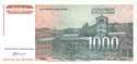 Jugoslavia, 1000 dinars 1994