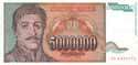 Jugoslavia, 5.000.000 dinars 1993