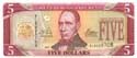 Liberia, 5 dollars 2003, P26, 'BANK' serie