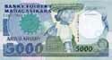 Madagascar, 5000 francs
