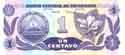 Nicaragua, 1 centavo de cordoba
