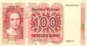 Norway, 100 kroner 1988