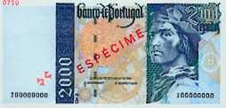 Portugal, 2000 escudos