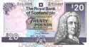 Royal Bank of Scotland, 20 pounds