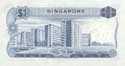 Singapore, 1 dollar 1972