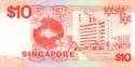 Singapore, 10 dollars 1988