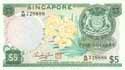 Singapore, 5 dollars 1972