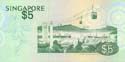 Singapore, 5 dollars 1976