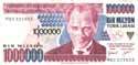 Turkey, 1.000.000 lira 1995, P209