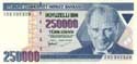 Turkey, 250.000 lira 1998, P212