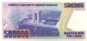Turkey, 500.000 lira 1993, P208