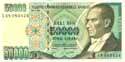 Turkey, 50.000 lira 1995, P204
