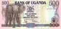 Uganda, 500 schillings 1991, P33