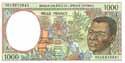 Central Africa, 1000 francs CFA 1993, P402L