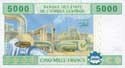 Central Africa, 5000 francs CFA 2002, Pnew