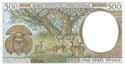 Central Africa, 500 francs CFA 1993, P401L