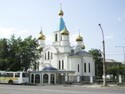 Церковь на Уралмаше - через дорогу от кольца Машиностроителей